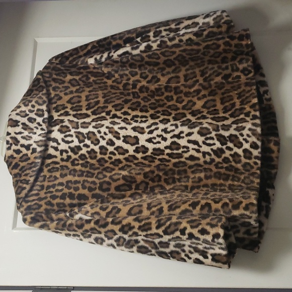 Chicos size 1  faux leopard print jacket blazer - Picture 4 of 4